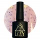 Нюдова база IZZY Jam Base 05,  для манікюру рожева з різнокольоровим декором, 10ml