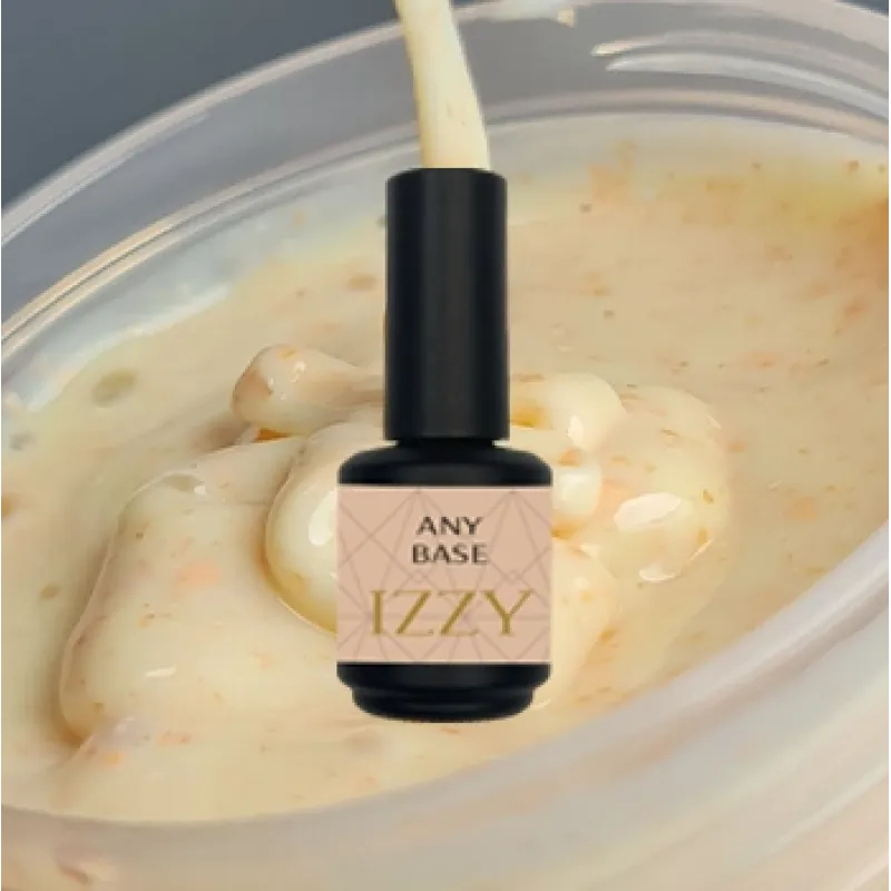 База для манікюру камуфлююча з поталлю, Izzy Any Base 10, 15мл