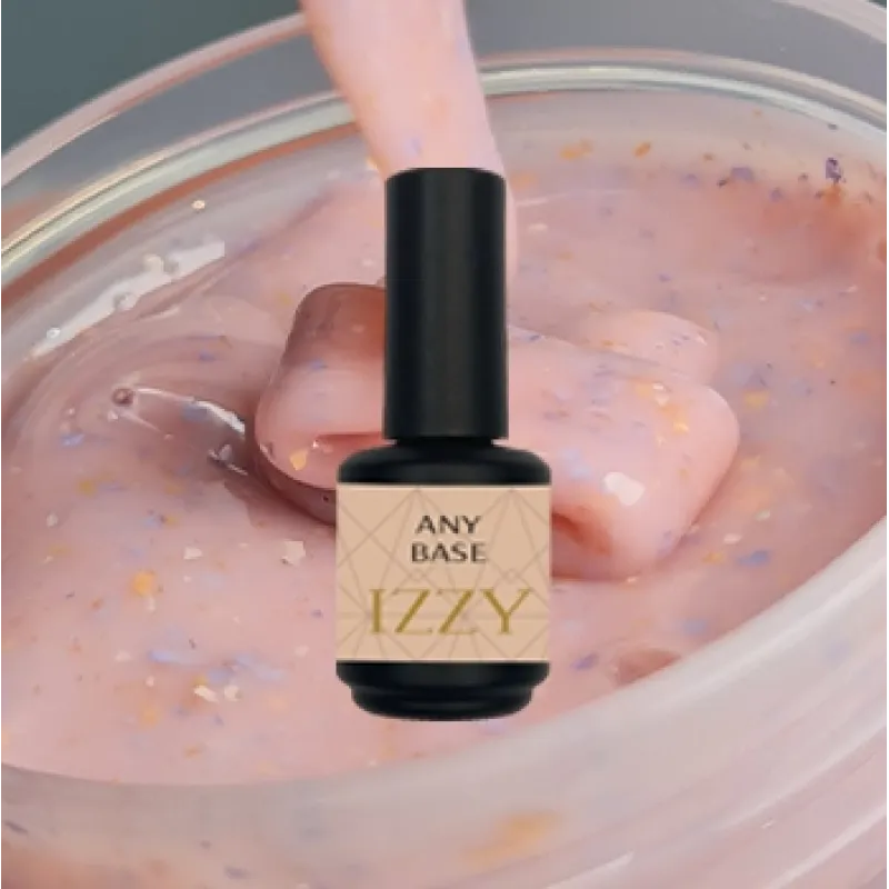 База для манікюру камуфлююча з поталлю, Izzy Any Base 07, 15мл