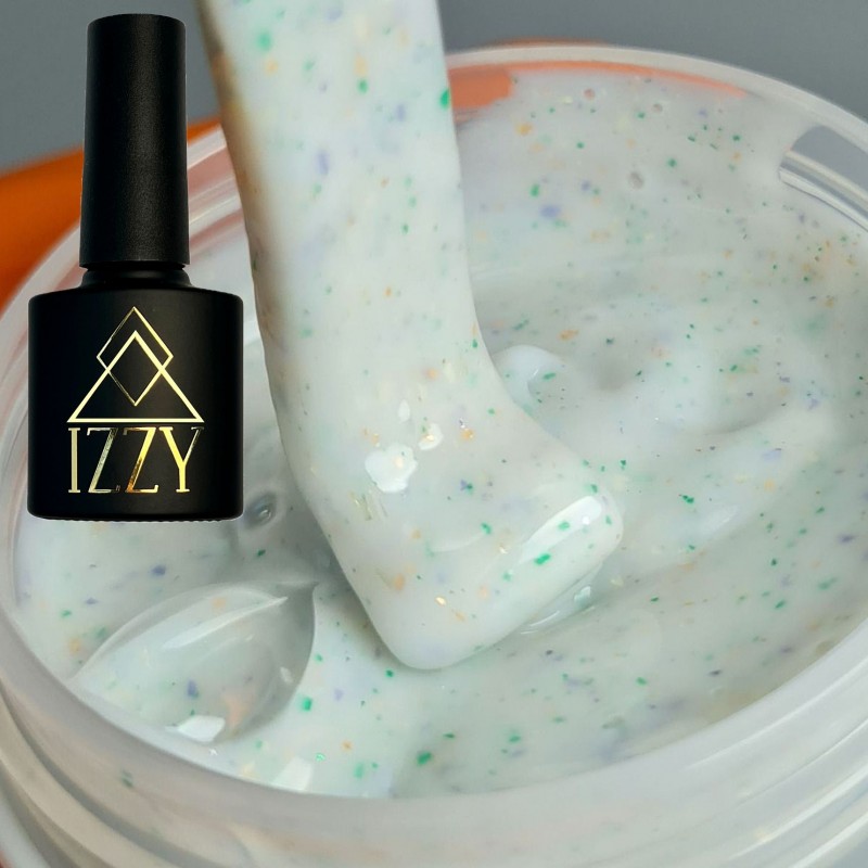 База для манікюру Izzy Any Base 01, молочна база для нігтів з поталлю, 10мл