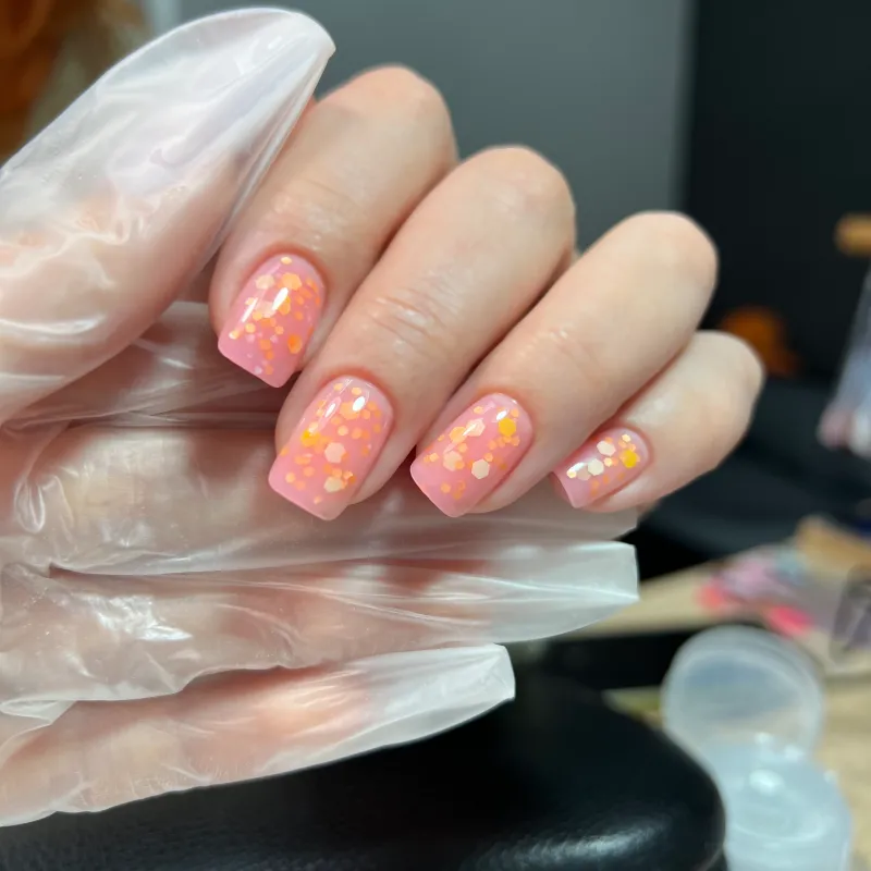 Candy Gel Orange - декоративний гель для нарощування нігтів, Izzy, 20g