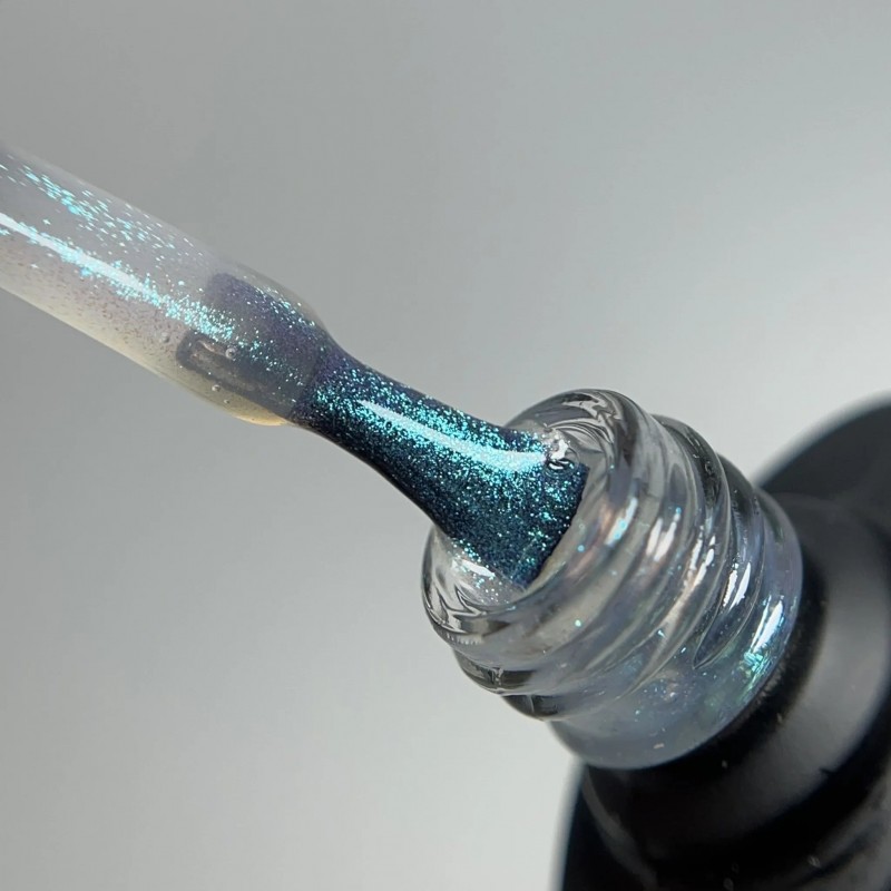 Топ для нігтів Izzy Silk "Хамелеон", топ для манікюру з ефектом втірки, 10мл.