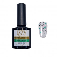 Декоративний топ для нігтів Izzy Crumble Top 01, 10мл