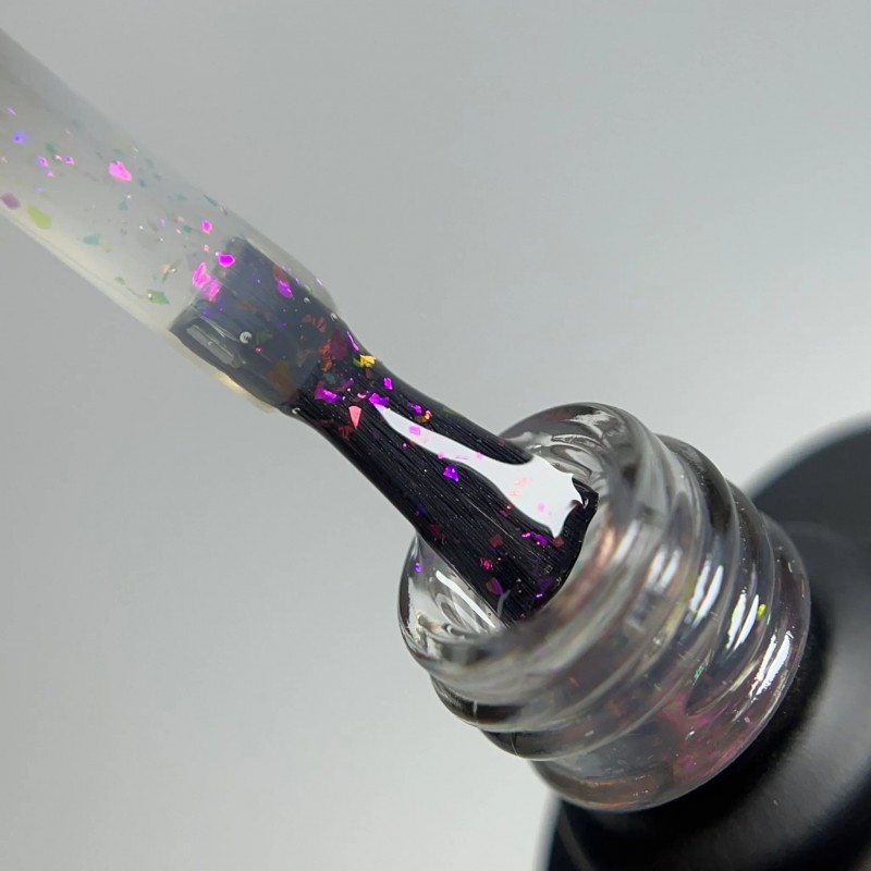 Топ для манікюру IZZY Miracle Top з пластівцями Юкі, 10мл