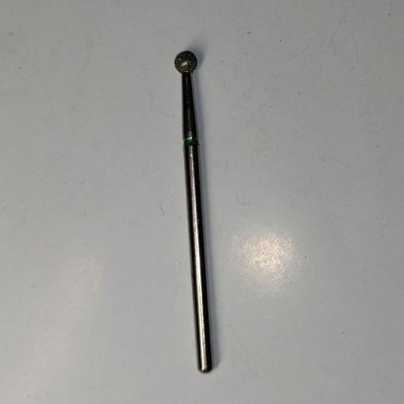 Фреза алмазна шар, червона насічка