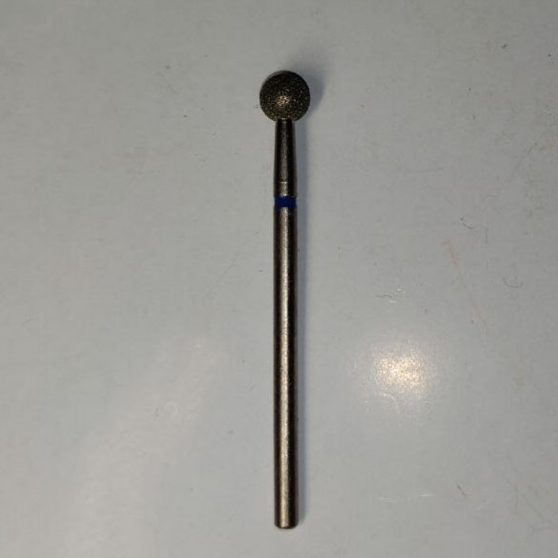 Фреза твердосплавна для манікюру, для зняття гелю, синя насічка