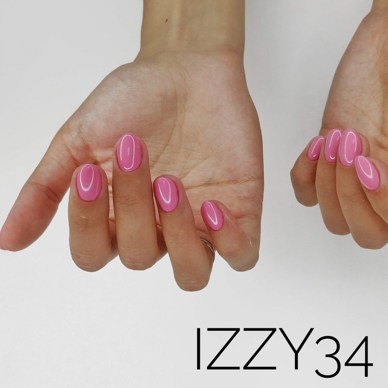 Рожевий гель-лак для манікюру IZZY 34, 12мл