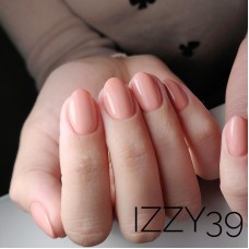 Бежевий нюдовий гель-лак для манікюру IZZY 39, 12мл