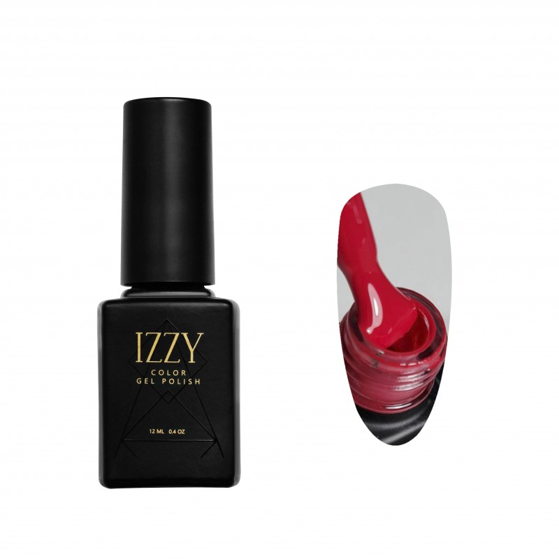 Червоно-рожевий гель-лак для манікюру IZZY 95, 12мл