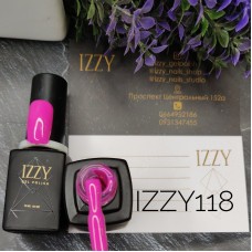 Рожевий гель-лак для манікюру IZZY 118, 12мл