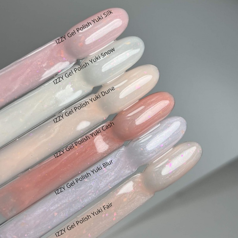 Гель-лак з пластівцями юкі IZZY Yuki Silk, 10 мл