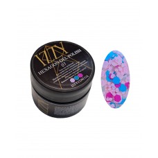 Декоративний гель-лак для манікюру IZZY Confetti №01, 25 ml