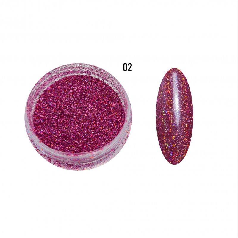 Світло-рожевий пил для втирання, №2