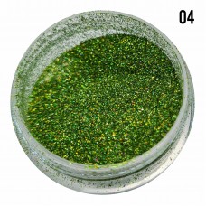 Світло-зелений пил для втирання, №4