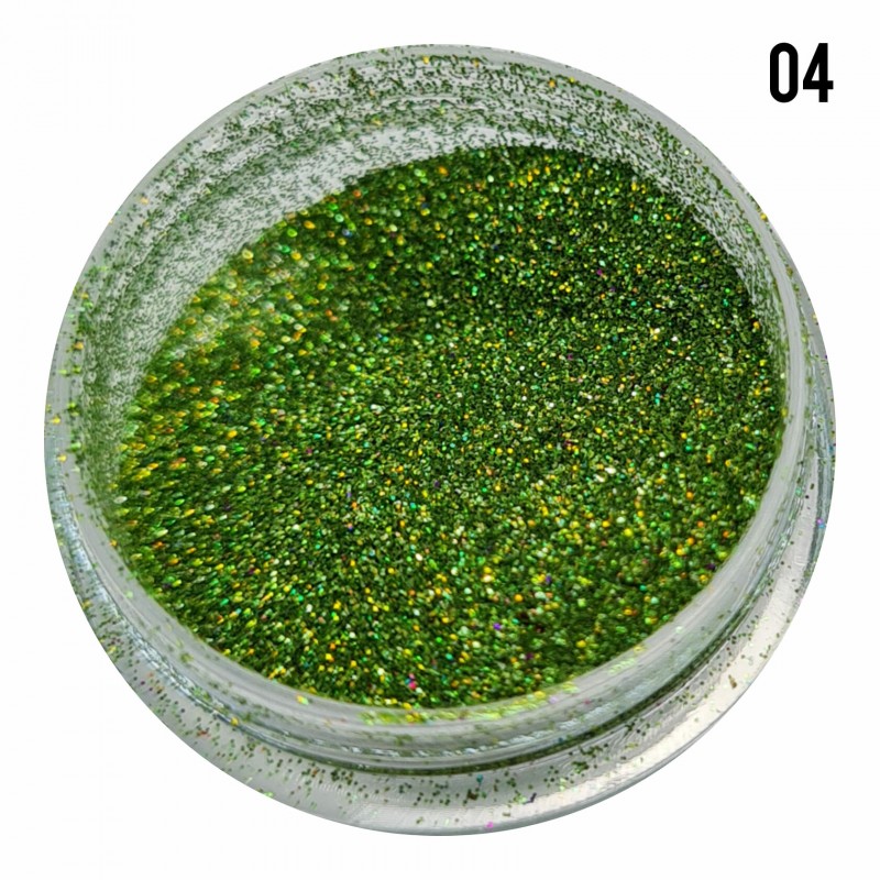 Світло-зелений пил для втирання, №4