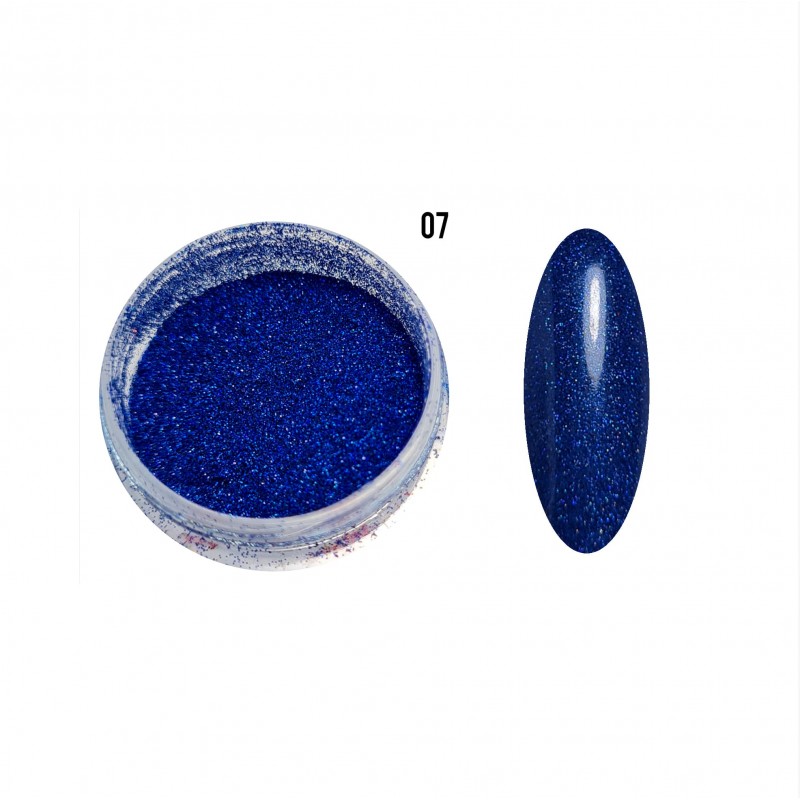 Насичений синій пил для втирання, №7
