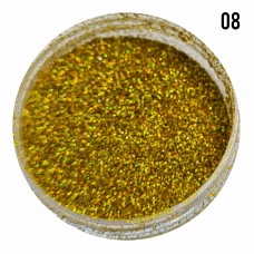 Жовте золото пил для втирання, №8