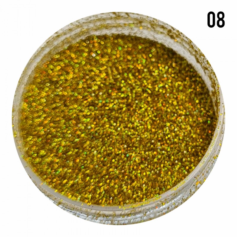 Жовте золото пил для втирання, №8