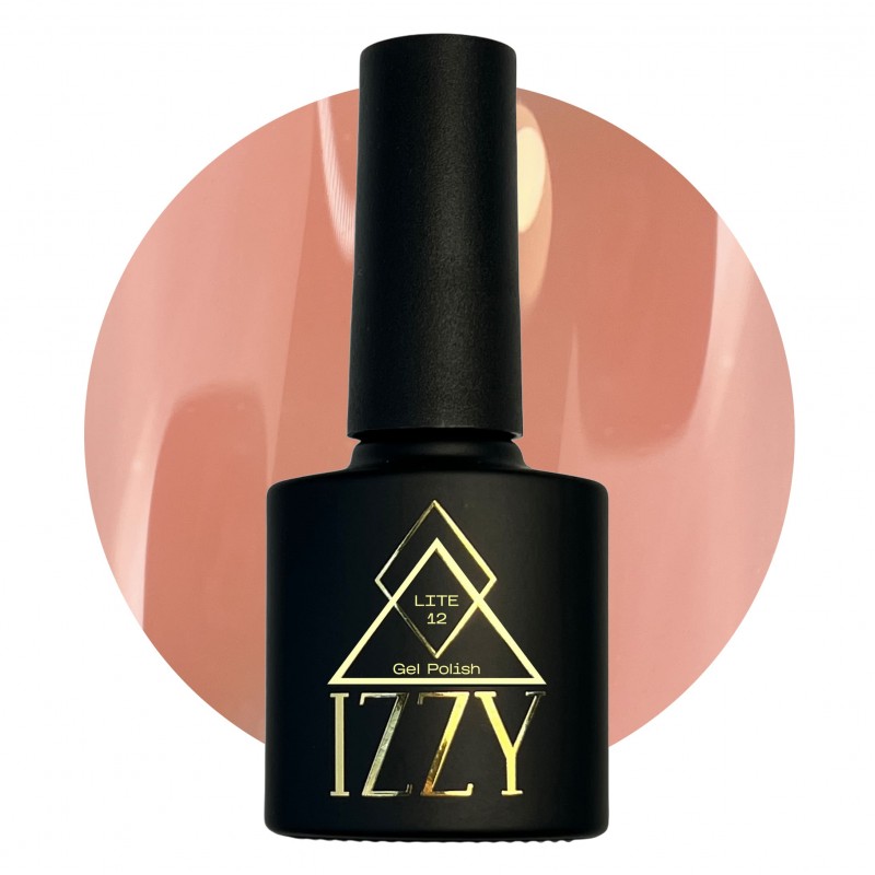 Гель-лак рожевого камуфлюючого кольору Izzy Gel Polish Lite 12, 10мл