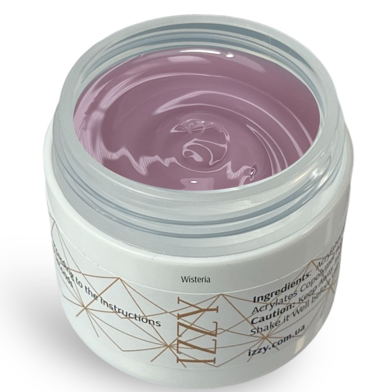 Cover Wisteria гель 40гр., для нарощування нігтів, камуфлюючий, двофазний Izzy
