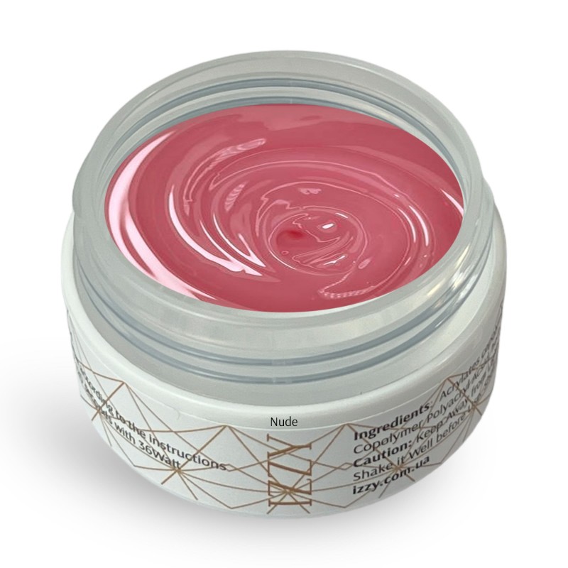 Cover Nude гель 20гр., для нарощування нігтів, камуфлюючий, двофазний Izzy