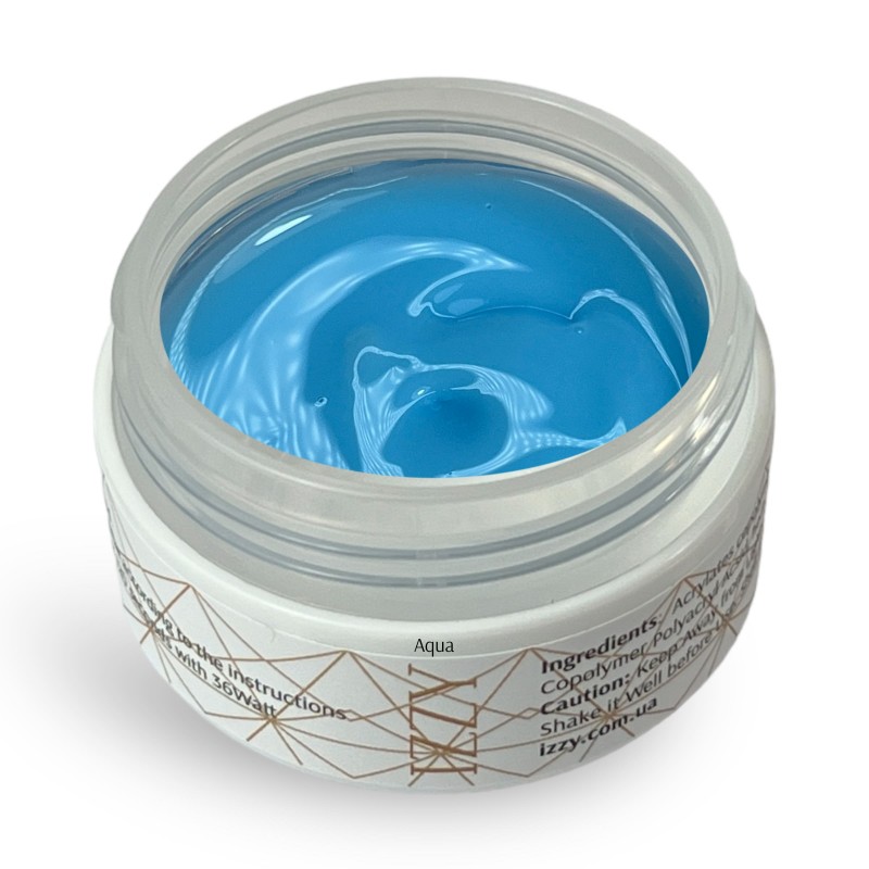 Cover Aqua гель 20гр., для нарощування нігтів, камуфлюючий, двофазний Izzy