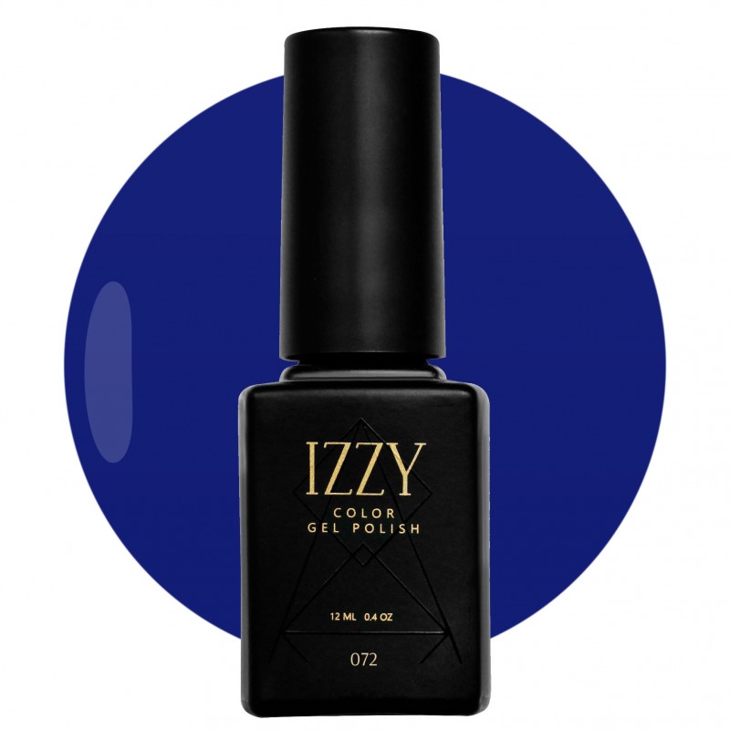 Синій гель-лак для нігтів IZZY 072, 12мл