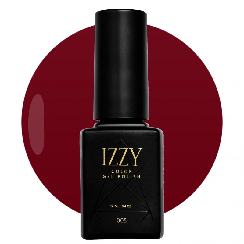 Червоний насичений гель-лак для нігтів IZZY 05, 12мл