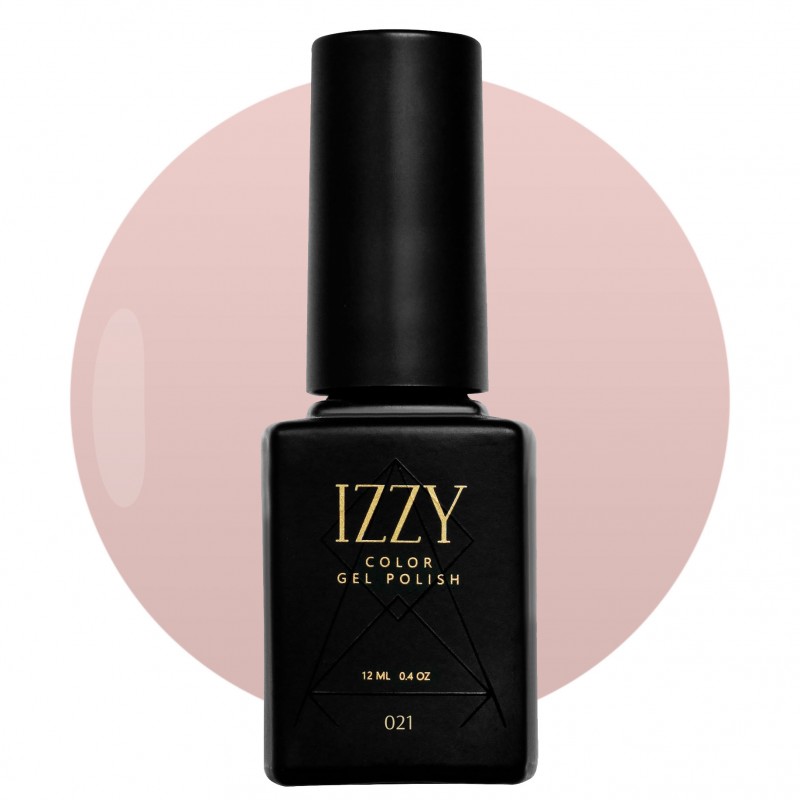 Рожевий світлий гель-лак для манікюру IZZY 21, 12мл