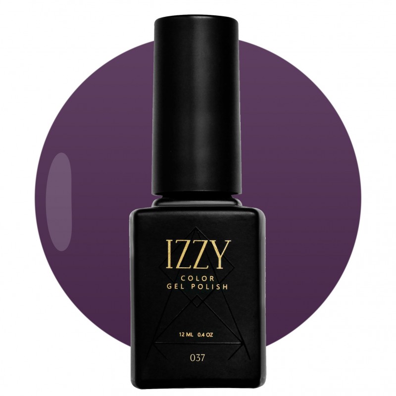 Фіолетовий гель-лак для манікюру IZZY 37, 12мл