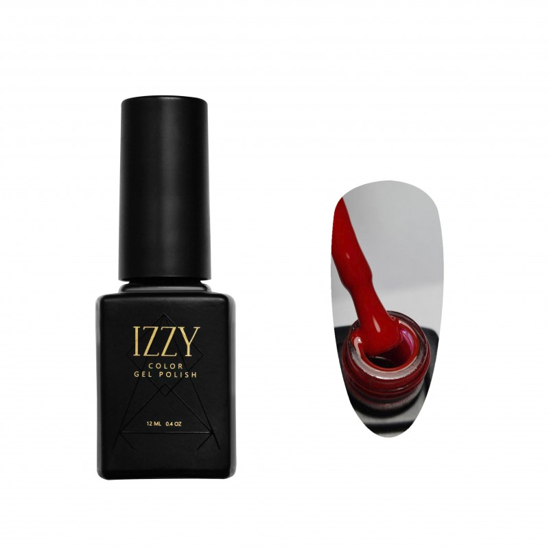 Червоний насичений гель-лак для манікюру IZZY 87, 12мл