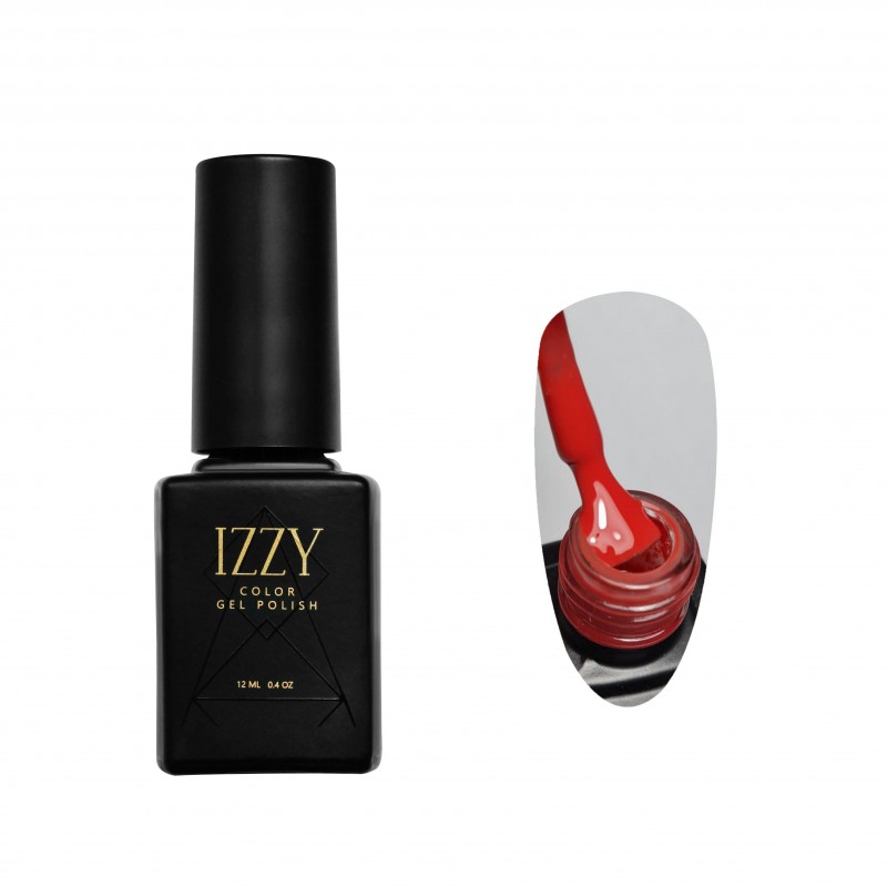 Червоний яскравий гель-лак для манікюру IZZY 88, 12мл