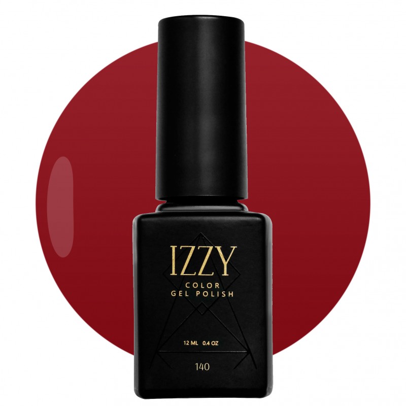 Червоний гель-лак для манікюру IZZY 140, 12мл