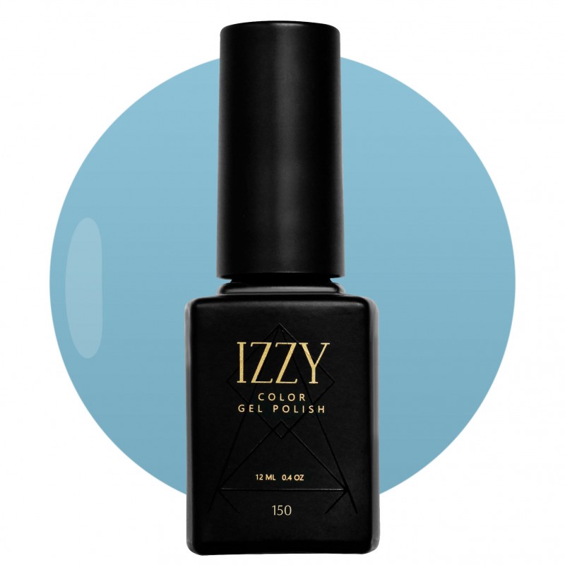 Блакитний гель-лак для манікюру IZZY 150, 12мл