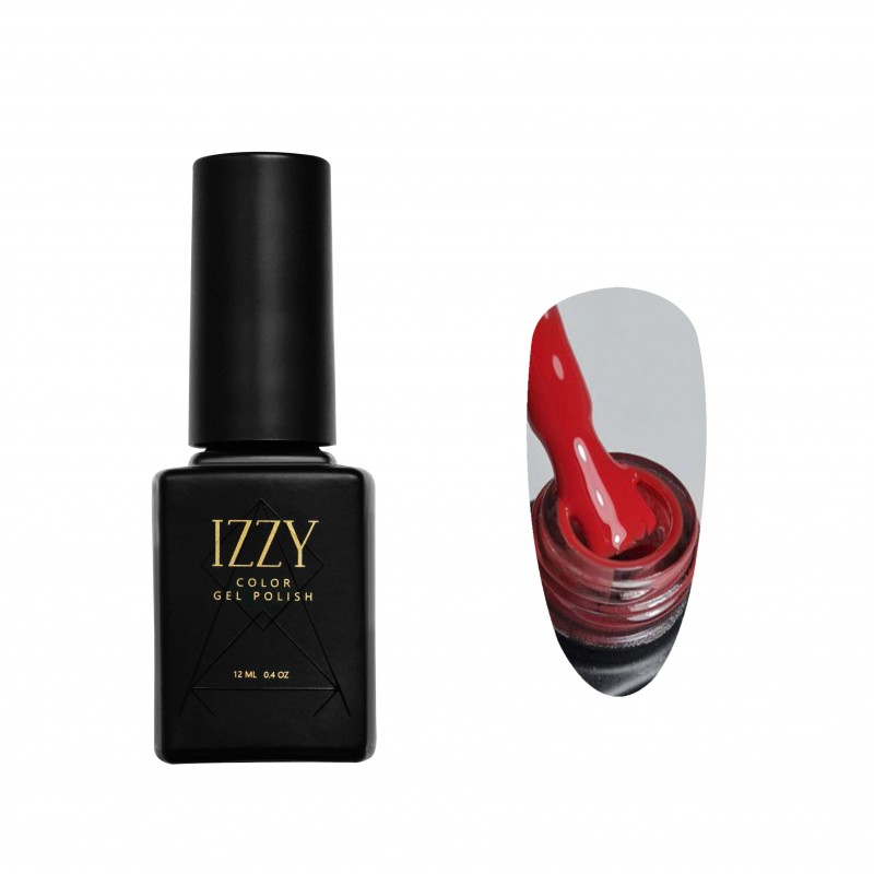 Червоний гель-лак для нігтів IZZY 165, 12мл