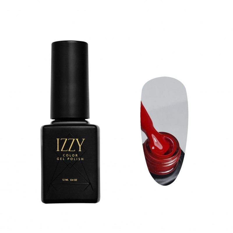 Червоний класичний гель-лак для манікюру IZZY 175, 12мл