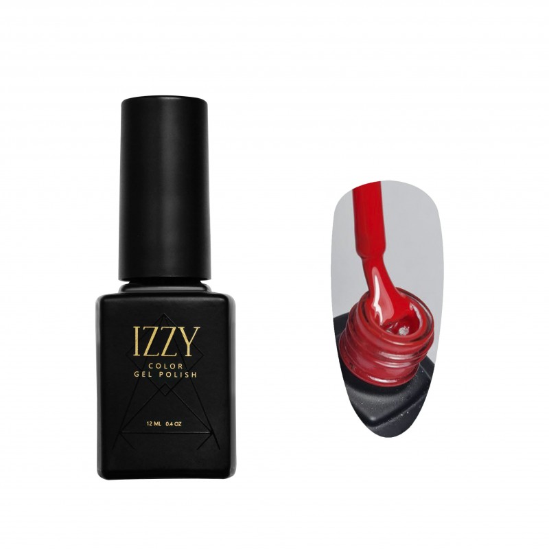 Червоний гель-лак для нігтів IZZY 176, 12мл