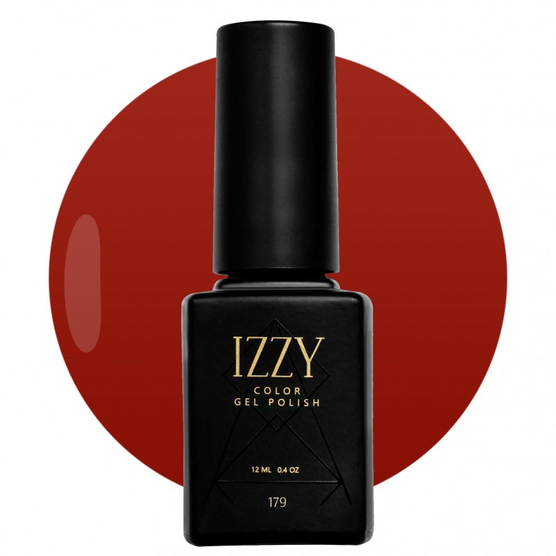 Темний червоний гель-лак для нігтів IZZY 179, 12мл