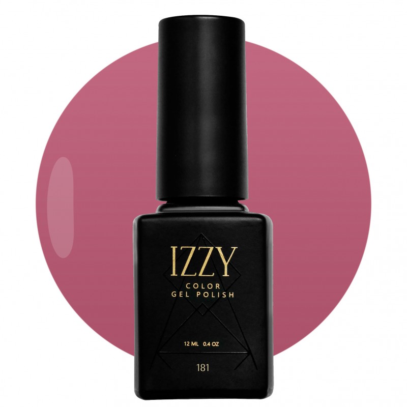 Рожевий гель-лак для нігтів IZZY 181, 12мл