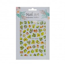 Наклейка для манікюру "Квіти жовті"