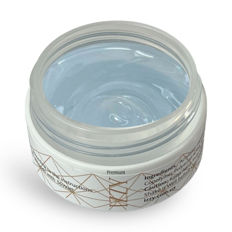 Прозорий 3-фазний гель 20г.,  для нарощування Izzy Premium