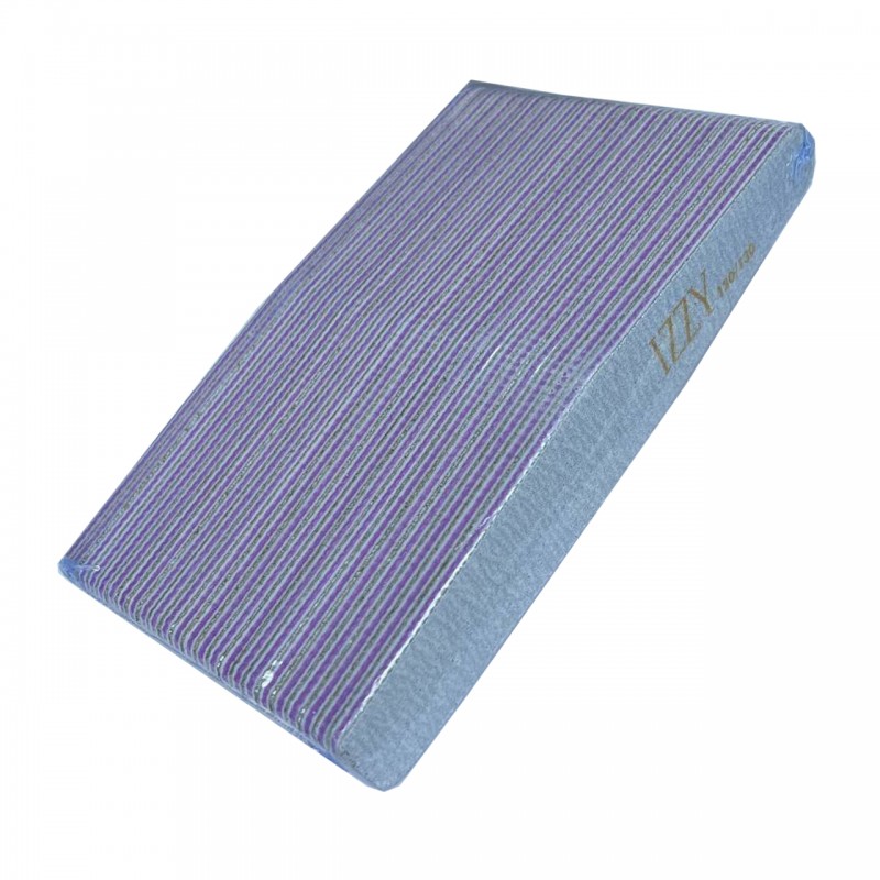 Упаковка пилок для манікюру 24 шт Izzy 130\130грітт, пилка для гелю