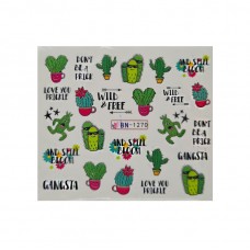 Слайдер "Кактус з надписами"