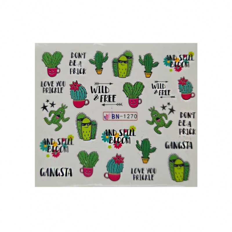 Слайдер "Кактус з надписами"