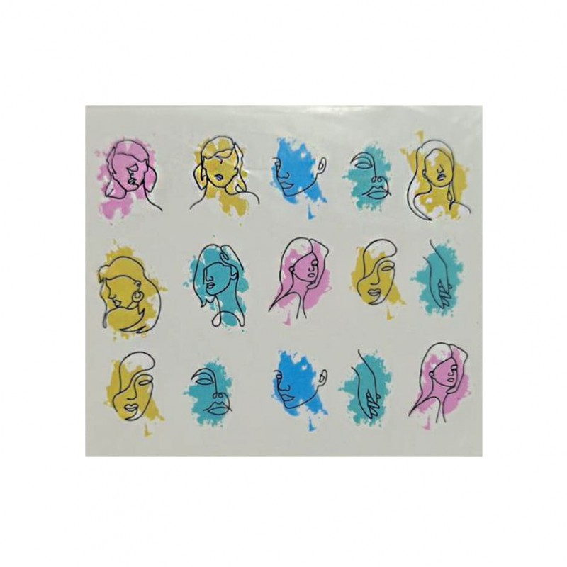 Слайдер "Обличчя кольорове"