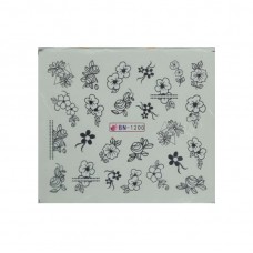 Слайдер "Квіти чорно-білі"