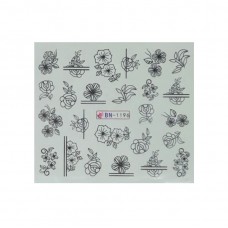 Слайдер "Квіти чорно-білі"