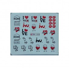 Слайдер "Серця і надписи"