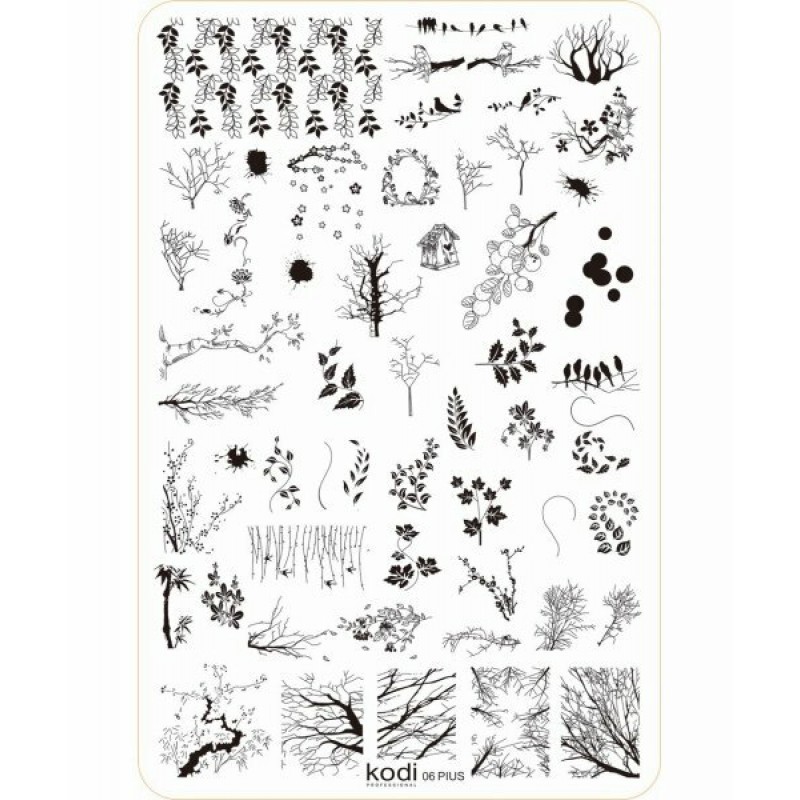 Пластина для стемпінгу Kodi 04Plus