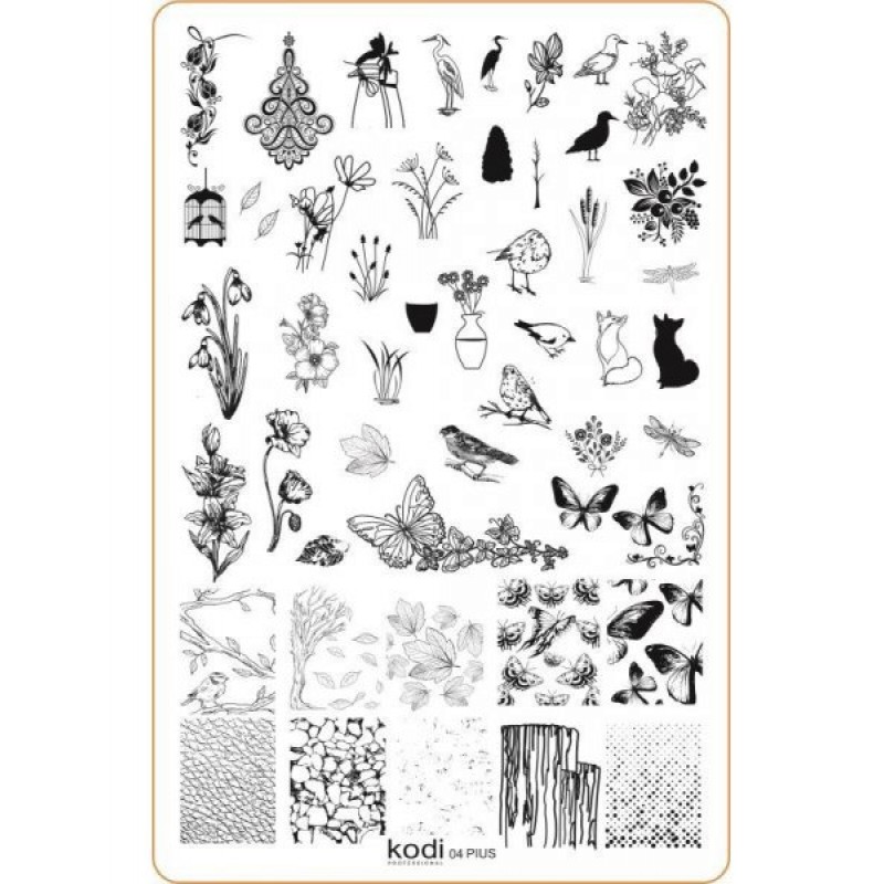 Пластина для стемпінгу Kodi 04Plus